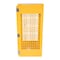 Vestil Vertical Cylinder Storage Cabinet, 5-10 Cylinder Capacity, Yellow, Depth: 30" CYL-V-510 - alternate 2